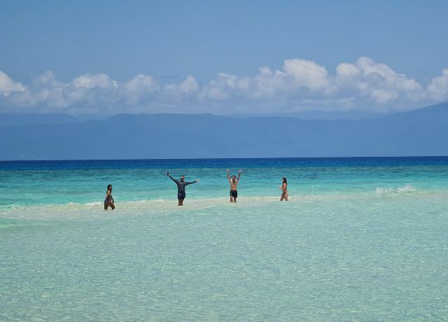 grupo de viajeros disfutando de libertad viajera